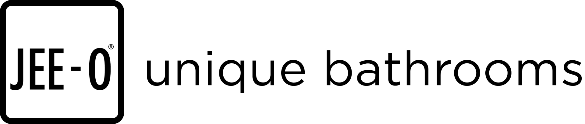 JEE-O logo met slogan zwart